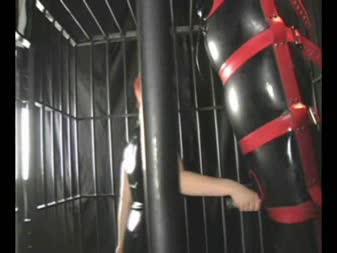 Alice In RubberLand - Suspended Inflatable Latex Sack Pt 1 Heavy Rubber Jailcell Alice In RubberLand - Suspended Inflatable Latex Sack Pt 1 Heavy Rubber Jailcell
